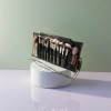 Black makeup brush storage roll, a portable roll-type storage bag specially designed for makeup brushes Application Scenario